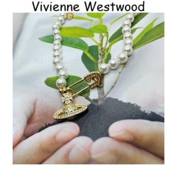 NEW Vivienne Westwood Orb Pearl Choker Necklace - Picture 3 of 5